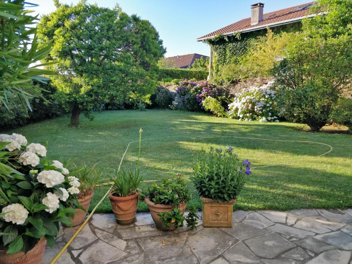 T1 Ou T2 Dans Villa Avec Jardin Proche Biarritz Anglet Exterior foto